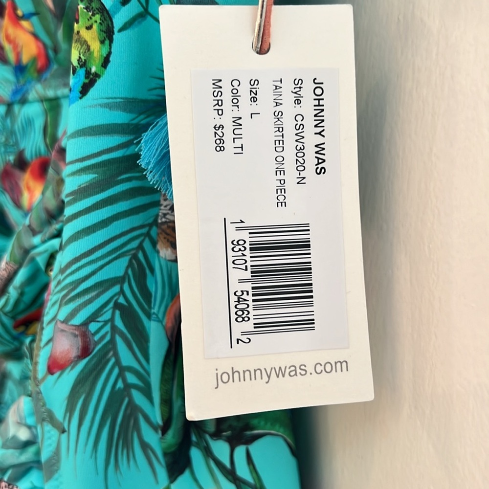 Johnny Was Taina Skirted One Piece Suit Size L - Picture 3 of 5